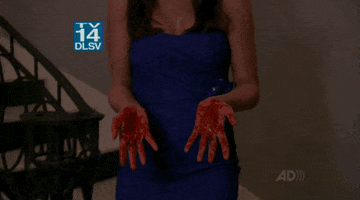 party blood GIF by ScreamQueens
