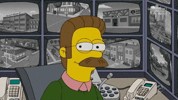 Happy Ned Flanders GIF