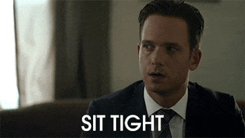 sit tight mike ross GIF by Suits