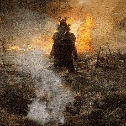 bikermetal samurai GIF