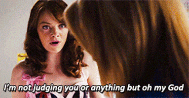 lorrainedelp omg oh my god emma stone judge GIF