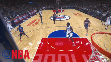 los angeles clippers dunk GIF by NBA