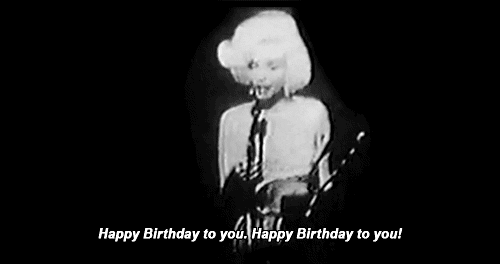 Happy Birthday Marilyn Monroe Gifs Get The Best Gif On Giphy
