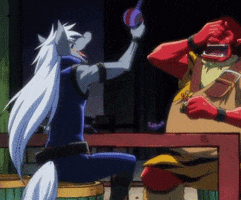 queue furry husband oni smile precure GIF