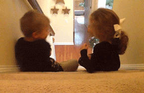 first kiss lol GIF by America's Funniest Home Videos
