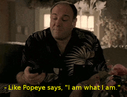yasko reaction sopranos i-am-what-i-am GIF
