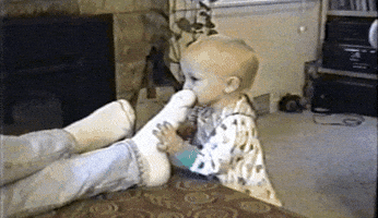 Disgusted Feet GIF by AFV Babies