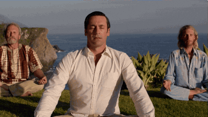 Mad Men Yoga GIF - Find & Share on GIPHY