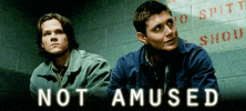 yipikaye supernatural dean not amused GIF