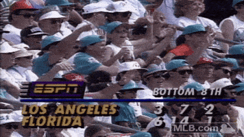 los angeles dodgers 90s GIF by MLB