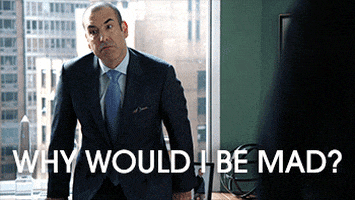 angry louis litt GIF by Suits