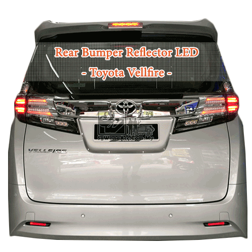 sgwangacc ledbumperreflector toyotavellfire sgwangacc. sungaiwangautoaccessories GIF
