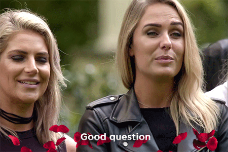 Good Question Matty J GIF by The Bachelor Australia - Find & Share on GIPHY