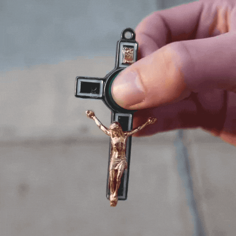 jesus christ cross GIF by tomgalle