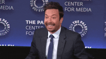 excited jimmy fallon GIF by The Paley Center for Media