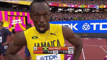 Usain Bolt Wow GIF by franceinfo