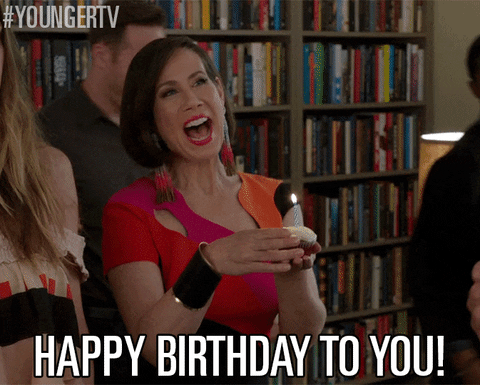 Happy Birthday GIF by YoungerTV - Find & Share on GIPHY