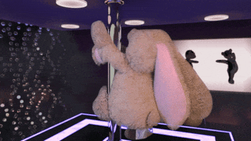 teddy bear dancing GIF by Zackary Rabbit