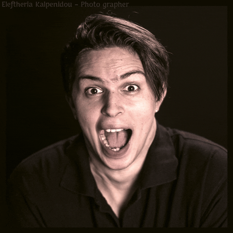 kalpenidouphotography face portrait expressions grimace GIF