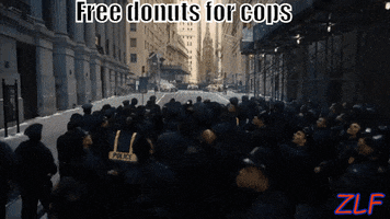 zlatko free donuts cops GIF