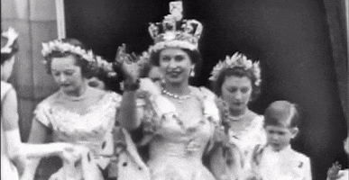 Waving Queen Elizabeth GIF