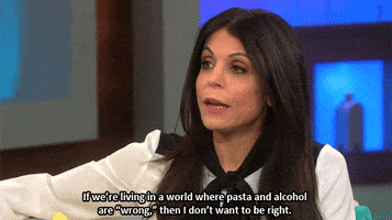 kaitjustinee wine carbs pasta alcohol drinking food GIF