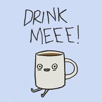 Drink Me Coffee GIF by Threadless