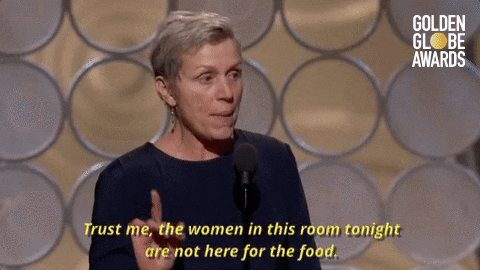Frances Mcdormand Trust Me The Women Inn This Room Tonight Are Not Here For The Free Food GIF by Golden Globes - Find & Share on GIPHY