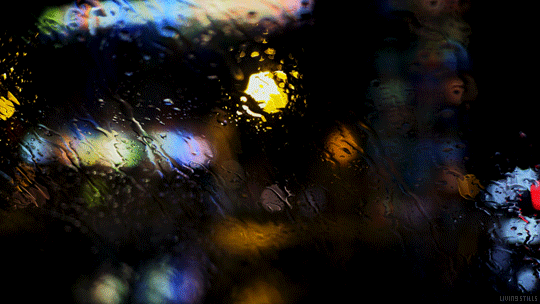 Silhouette Rain [GIF] by HayPanda -- Fur Affinity [dot] net