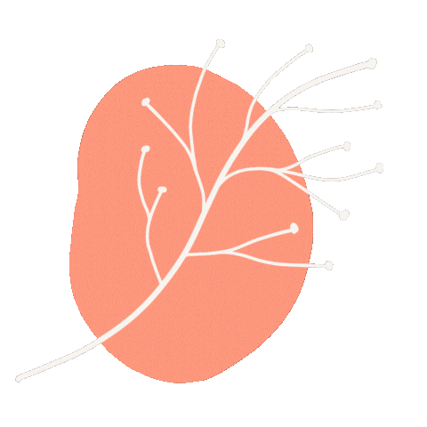 Flower Orange Sticker