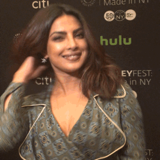 Priyanka Chopra Hair Flip GIF by The Paley Center for Media - Find & Share on GIPHY