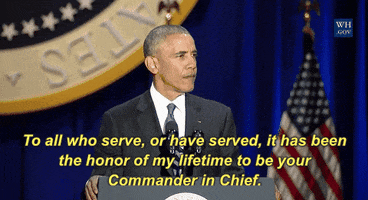 To All Who Serve Barack Obama GIF by Obama