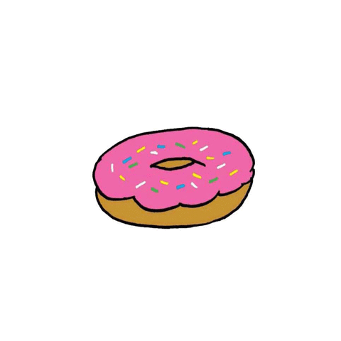 johnwhaney illustration donut GIF