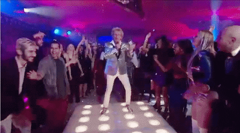 Rod Stewart Disco GIF by 2017 MTV Video Music Awards - Find & Share on GIPHY
