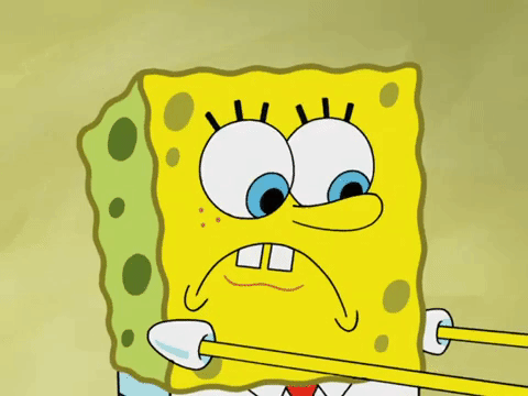 Sad Spongebob 480 X 360 Gif GIF