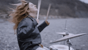 drumming hardly art GIF by Chastity Belt