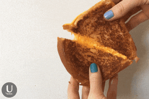 Hungry Grilled Cheese GIF by U by Kotex Brand