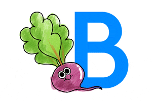 alphabet beets GIF by Salad for President