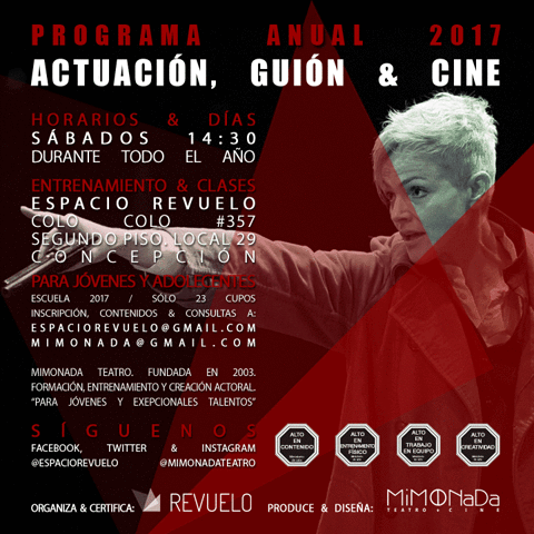 mimonadateatro gif chile 2017 teatro GIF