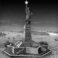 Statue Of Liberty Star GIF by RetroCollage