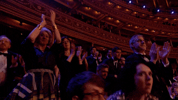 olivier awards 2017 applause GIF by Official London Theatre