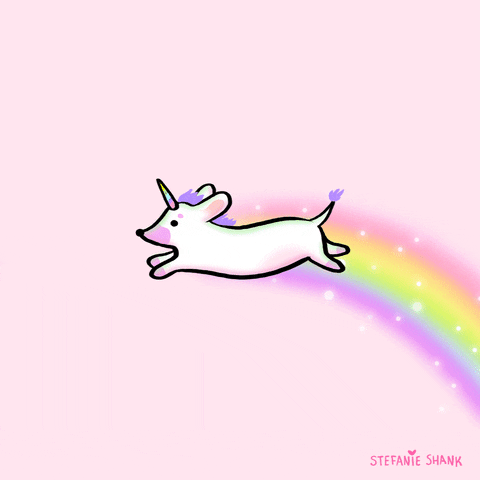 cute unicorn gif