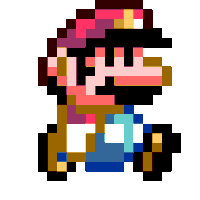 FurretFunny mini mario Sticker