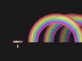 Animation Rainbow GIF by Chris Gannon