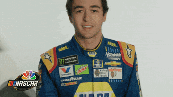 chase elliott smile GIF by NASCAR on NBC