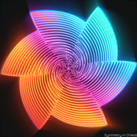 symmetryinchaos op #art #spirals #animation #nodes #blender3d #patterns GIF