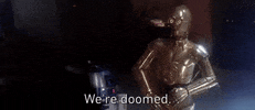 we're doomed return of the jedi GIF by Star Wars