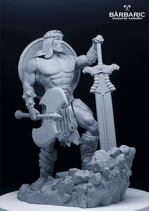 oasim toys conan the barbarian barbaric designer toys GIF