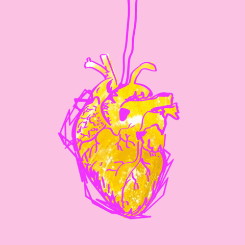 beating heart love GIF by MadaGarbea