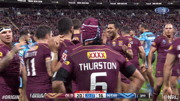 rugby league celebration GIF by NRL